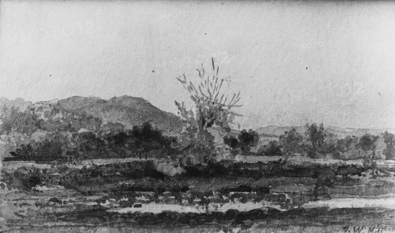 Three Views, No. 3: Mount Carmel, near New Haven, Connecticut, .