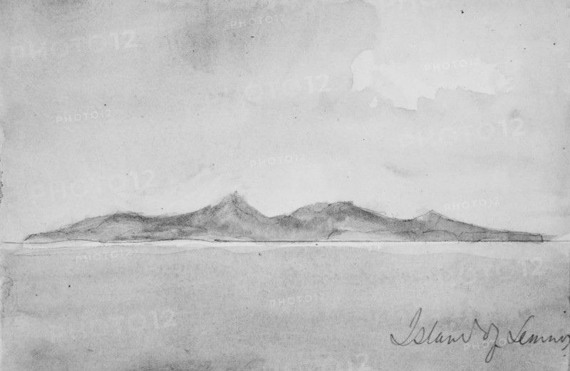 Island of Lemnos (from Sketchbook), 1904.