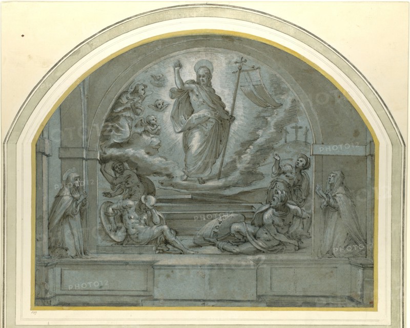 Design for a Frescoed Altarpiece of The Resurrection, ca. 1560-71.