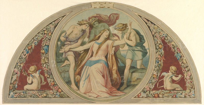 Three Boys Save the Despairing Pamina from Suicide, 1864.