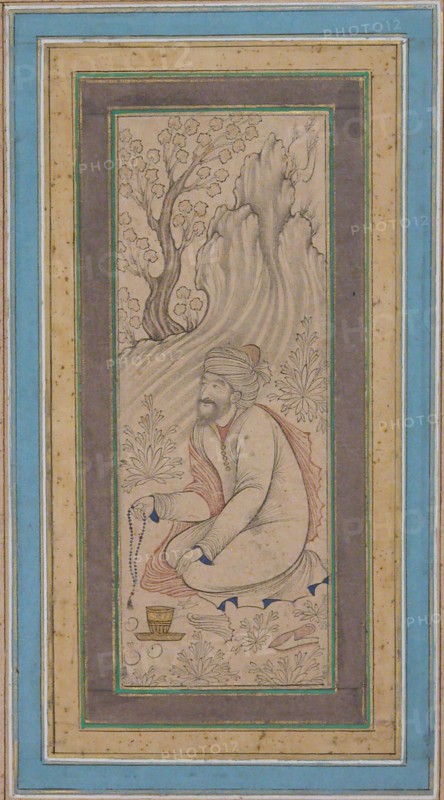 Man with Prayer Beads, mid-17th century.