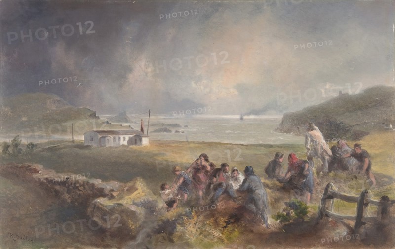 Valentia, Ireland, from the Harbor, Opposite Knight's-town, at the Period of Laying the Cable of 1857, 1865-66.