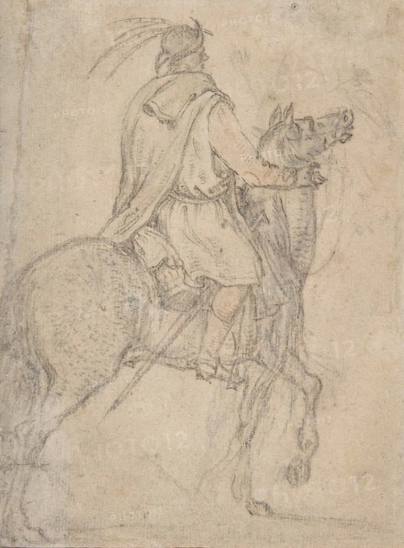 A Hungarian Horseman, late 16th-mid 17th century.