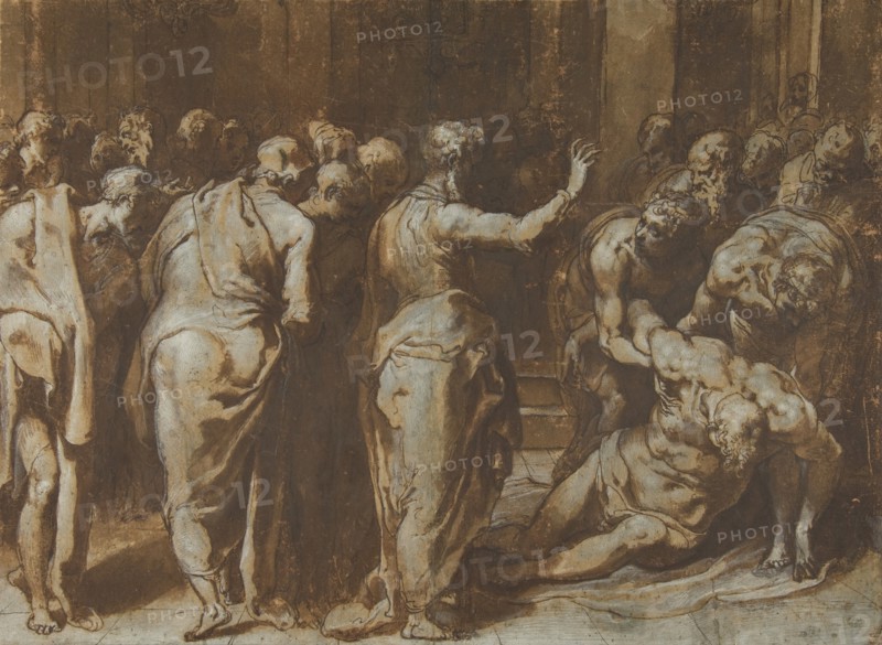 Saint Paul Restoring Eutychus to Life, 1529-66.