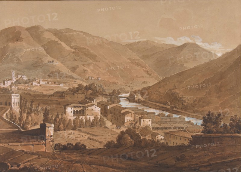 Town in an Alpine Valley, n.d..