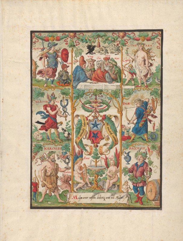 Classical Allegory with the arms of the Ochsenfelder, mid-16th century.