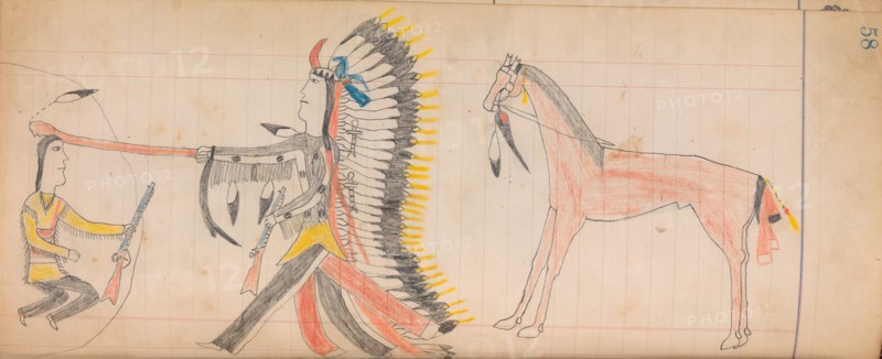 Maffet Ledger: Drawing, ca. 1874-81.