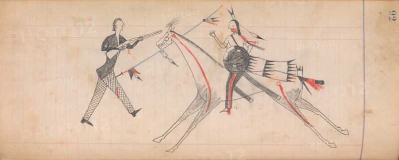 Maffet Ledger: Drawing, ca. 1874-81.