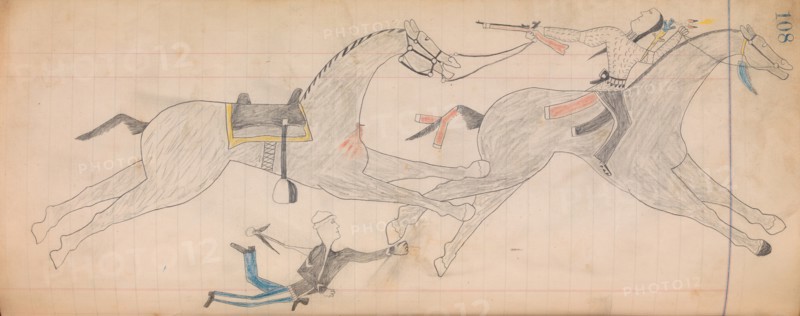 Maffet Ledger: Drawing, ca. 1874-81.