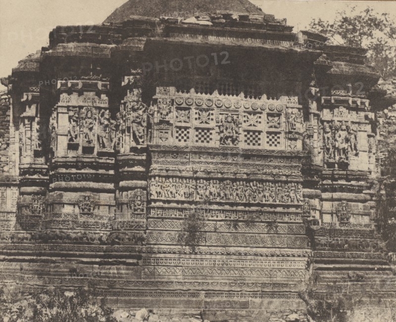 Ancien Temple Hindou. À Tchittour entre Agra et Bombay., 1851.
