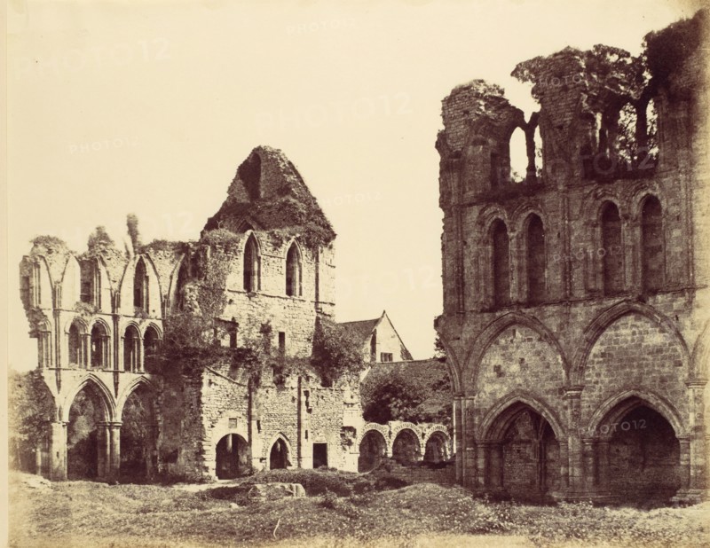 Wenlock Abbey, 1858.