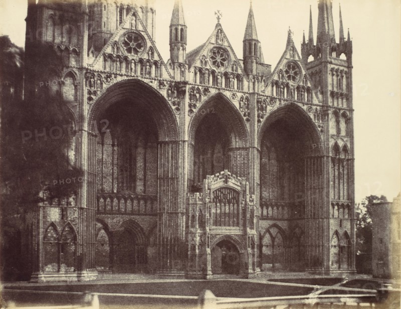 West Front - Peterboro, 1856.