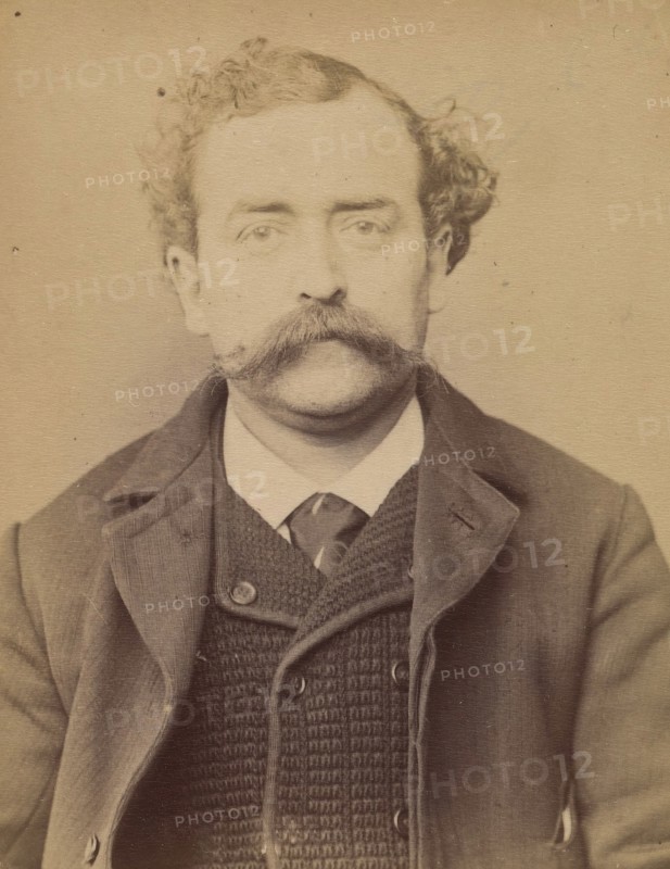 Ber(h)nard. Victor. 43 ans, né à Paris. Coupeur. Anarchiste. Fiché le 28/2/94., 1894.