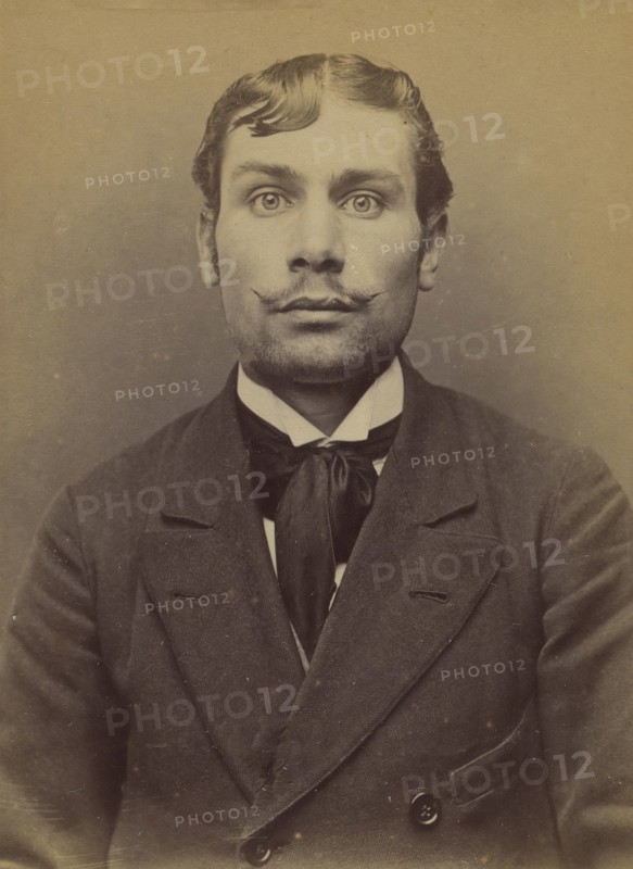 Beaulieu. Henri, Félix, Camille. 23 ans, né le 30/11/70 à Paris Ve. Comptable. Anarchiste. 23/5/94., 1894.