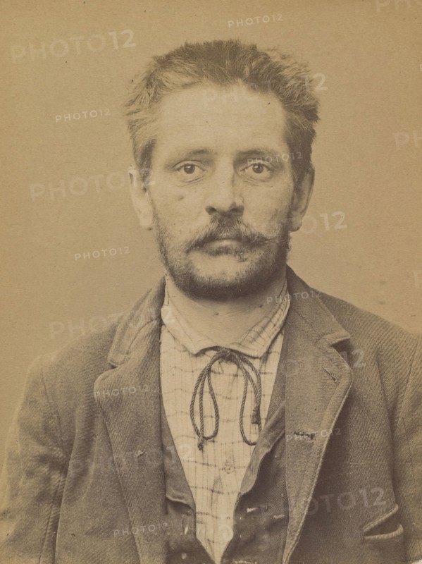 Martineau. Jules, Louis. 30 ans, né à Angers (Maine & Loire). Peintre en bâtiment. Anarchiste. 3/7/94. , 1894.