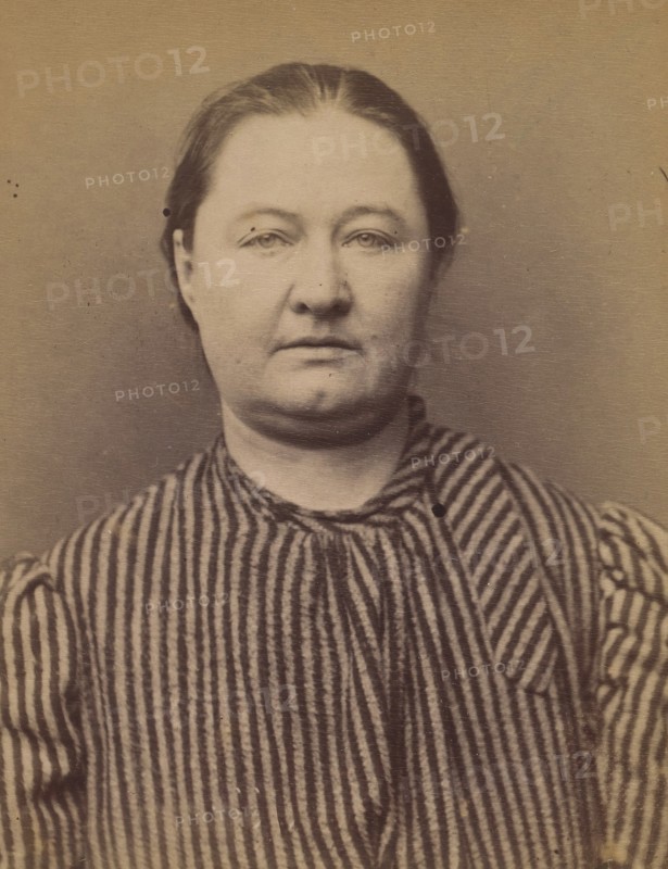 Bertout. Marie, Ismérie. 41 ans, née à Reims. Marchande de vins. Pas de motif. 26/2/94., 1894.