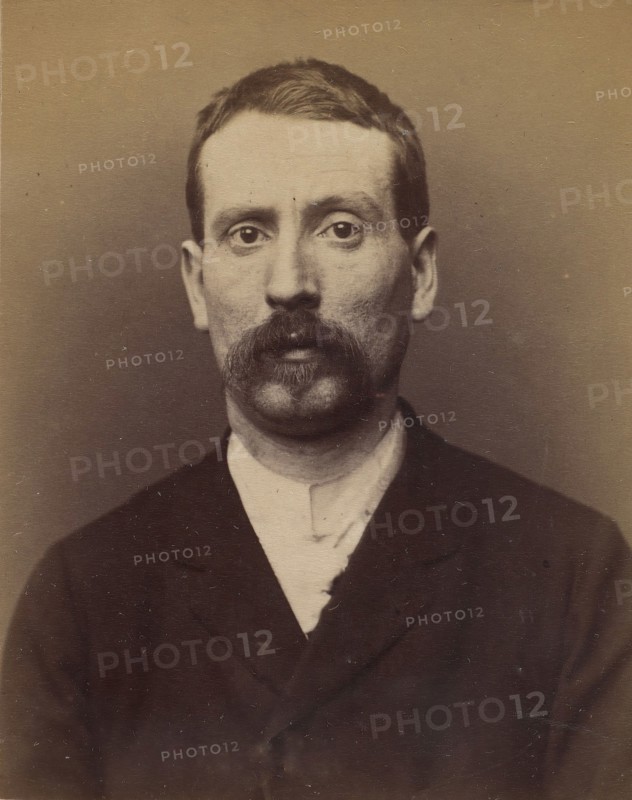 Guénant. Louis, Désiré. 31 ans, né à Paris XVIIIe. Comptable. Anarchiste. 2/3/94., 1894.