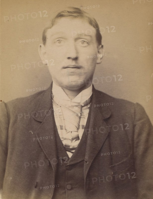 Lepla. Henri, Florimond. 25 ans, né à Gand (Belgique). Anarchiste. 1/3/94., 1894.