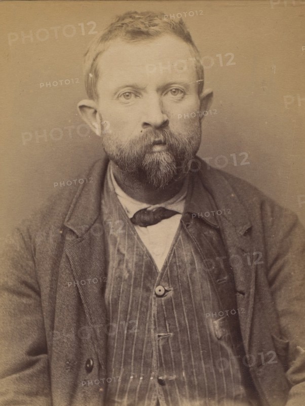 Rigollet. Alexandre. 41 ans, né dans le Loir-et-Cher. Terrassier. Anarchiste. , 1894.