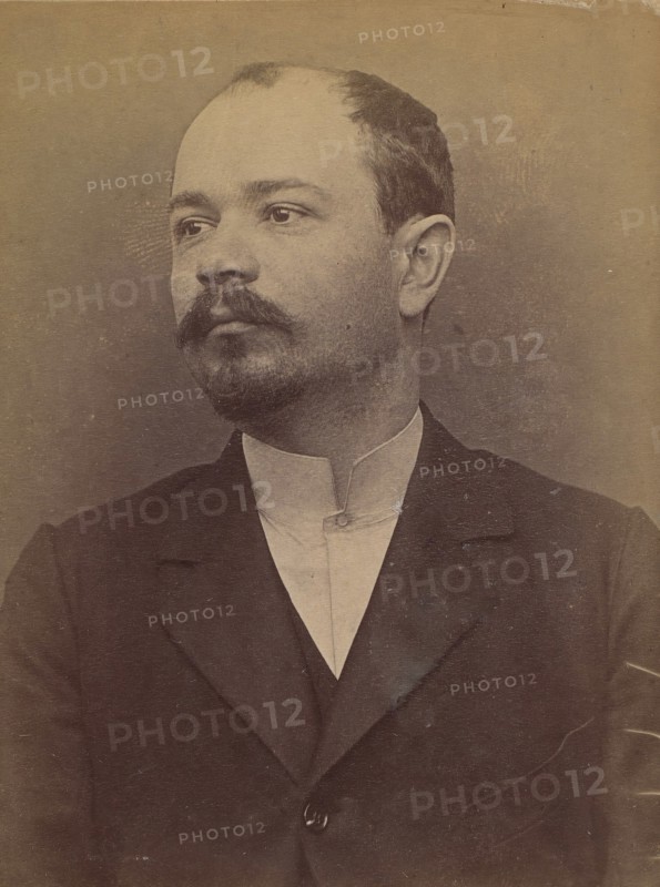 Liégeois (ou Liegois), François. 30 ans, né à Vilette (Meurthe & Moselle). Cordonnier. Anarchiste. 26/3/94. , 1894.