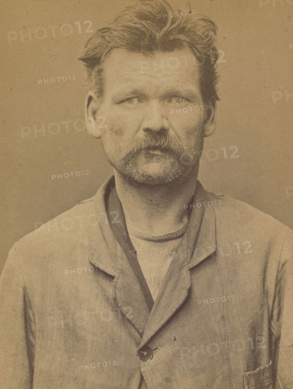 Morvan. Félicien. 45 ans, né le 8/6/49 à Kerity (Côte du Nord). Menuisier. Anarchiste. 2/7/94. , 1894.