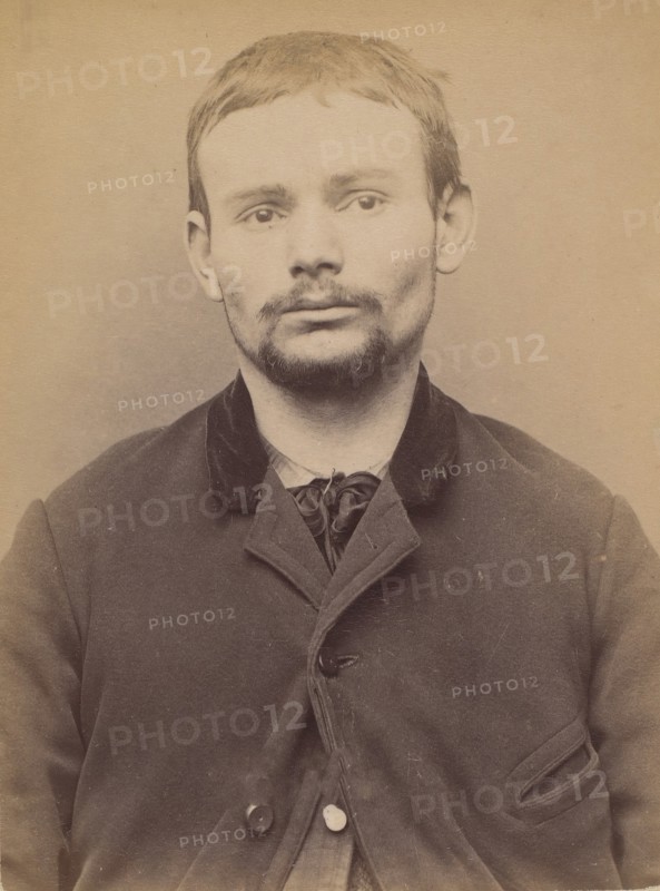 Rochet. Théophile. 24 ans, né à Rennes (Ille-et-Vilaine) le 7/6/69. Cordonnier. Anarchiste. 18/3/94. , 1894.