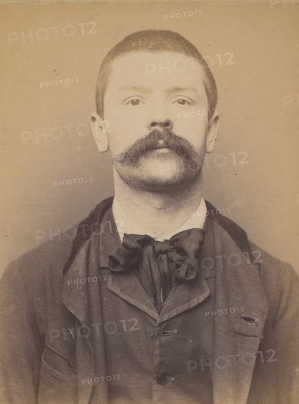 Ridou. Paul, François. 27 (ou 28) ans. ébéniste. Anarchiste. 8/3/94., 1894.