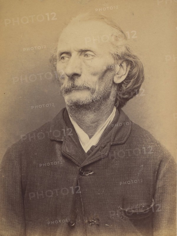 Percheron. Auguste. 56 ans, né à Poitier (Nièvre). écrivain public. Anarchiste. 21/3/94., 1894.