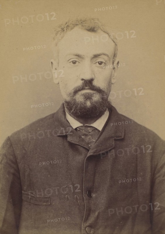 Ruaud. Jean-Baptiste. 35 ans, né à Limoges le 28/7/58. Cordonnier. Anarchiste. 4/2/94. , 1894.