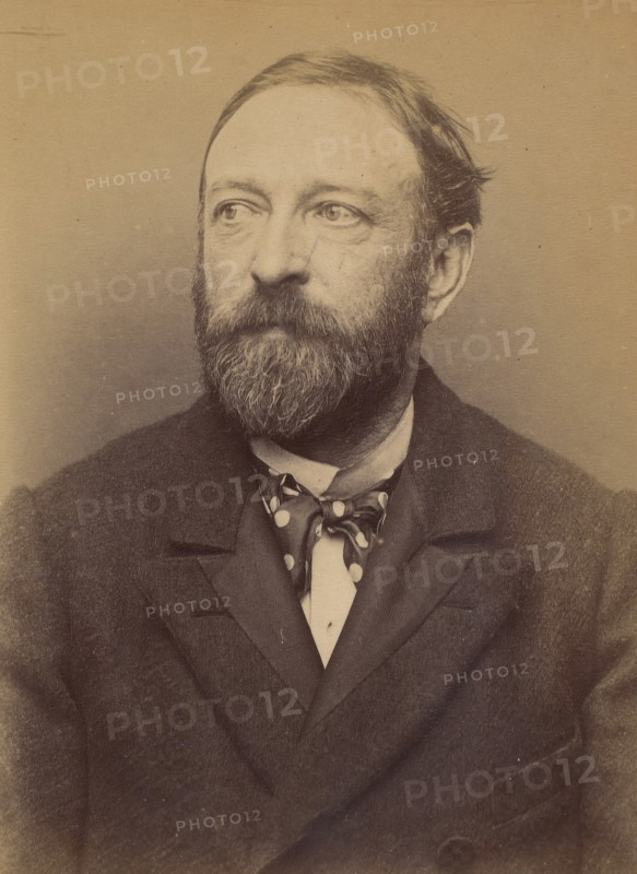 Toulet. Guy, Flavien. 41 ans, né à Boufler (Somme). Entrepreneur de peinture. Anarchiste. 23/3/94., 1894.