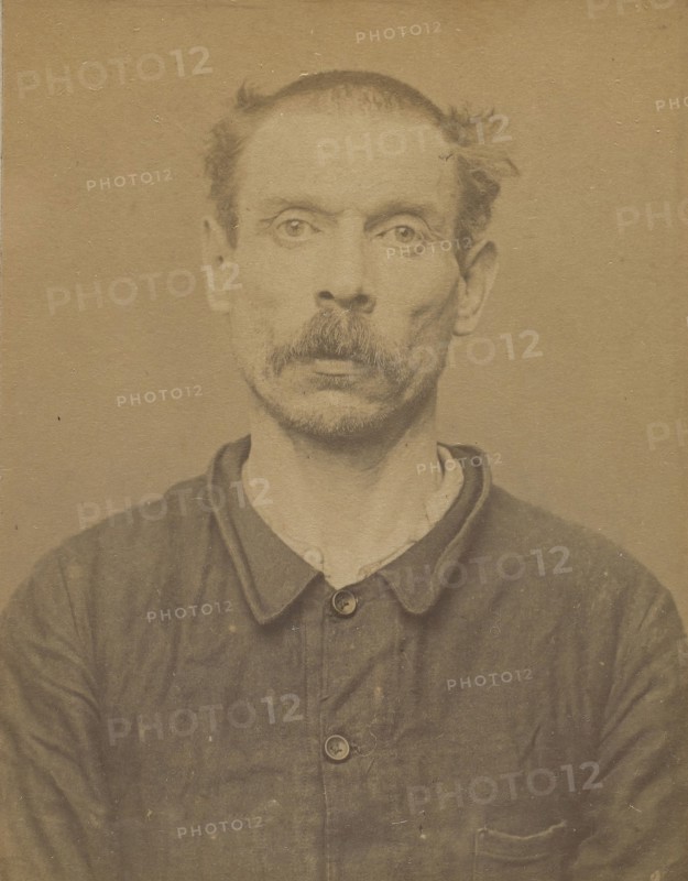 Francier. éloi. 41 ans, né le 28/10/53 à Resson-le-Long (Aisne). ébéniste. Anarchiste. 22/5/94., 1894.