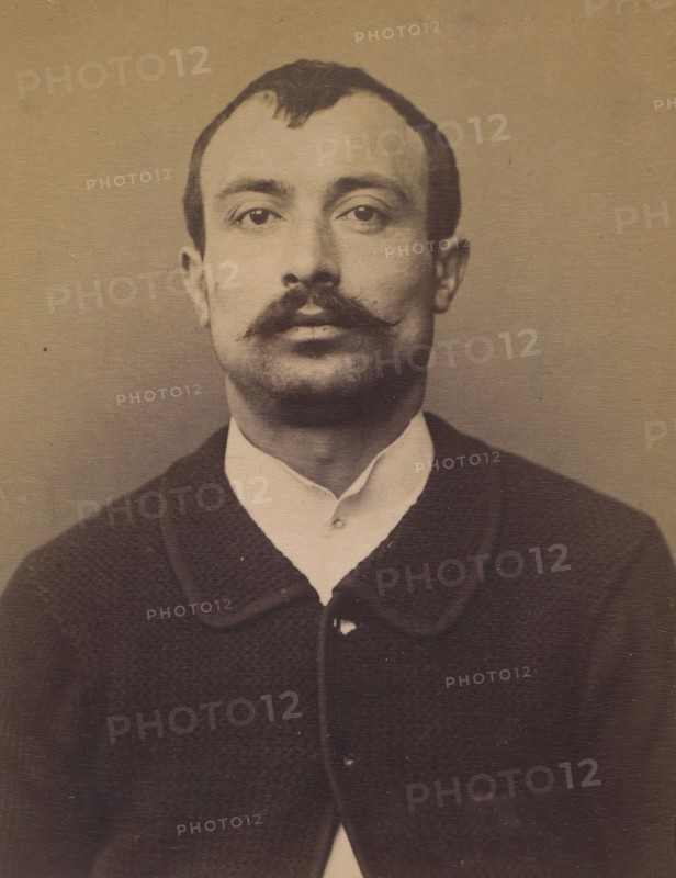Rouif. Léon. 27 ans, né à Villethierry (Yonne). Garçon boucher. Anarchiste. 1/3/94. , 1894.
