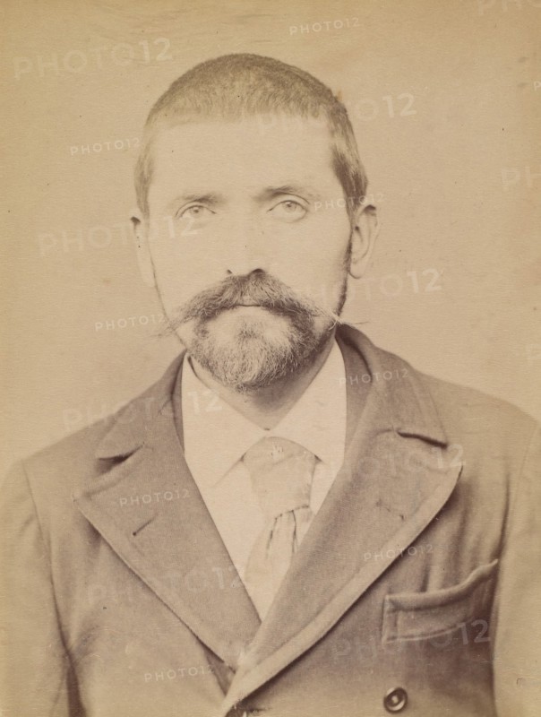 Thirion. Louis, Joseph. 31 ans, né à Autrey (Vosges). Journaliste. Anarchiste. 4/3/94., 1894.