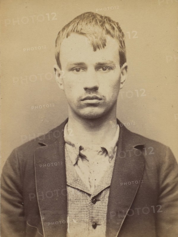 Deliège. Nicolas, François. 19 ans, né à Ixelles (Belgique). Tailleur d'habits. Anarchiste. 9/3/94. , 1894.