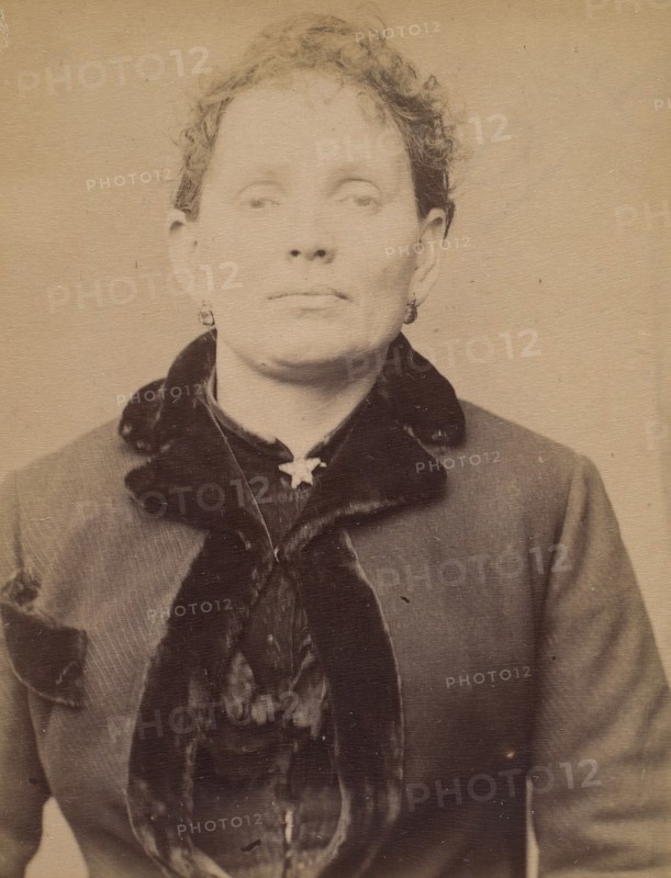 Forti. Ernesta. 45 (ou 46) ans, née à Lodi (Italie). Laitière. Anarchiste. 27/2/94., 1894.