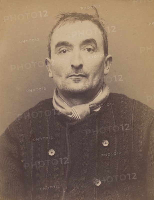 Gaillard. Pierre, Auguste. 47 ans, né à Foulanges (Cantal). Employé de commerce. Anarchiste. 15/3/94. , 1894.