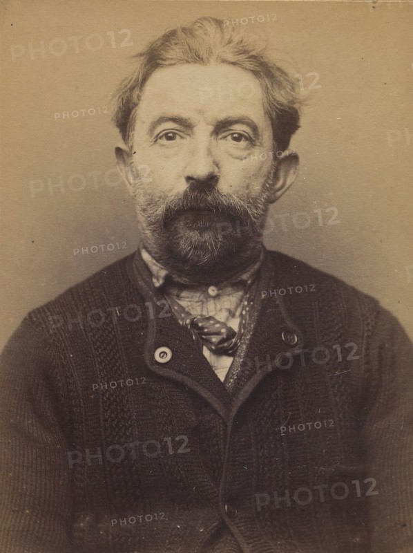 Baben. Hyppolyte, Antoine. 49 ans, né à St Sermain (Aveyron). Serrurier. Anarchiste. 9/3/94., 1894.