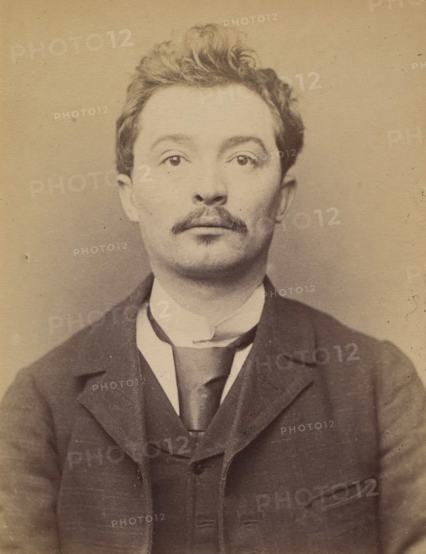Theuriet. Jean Baptiste. 30 ans, né à Lyon. Gérant-coiffeur. Anarchiste. 2/3/94., 1894.