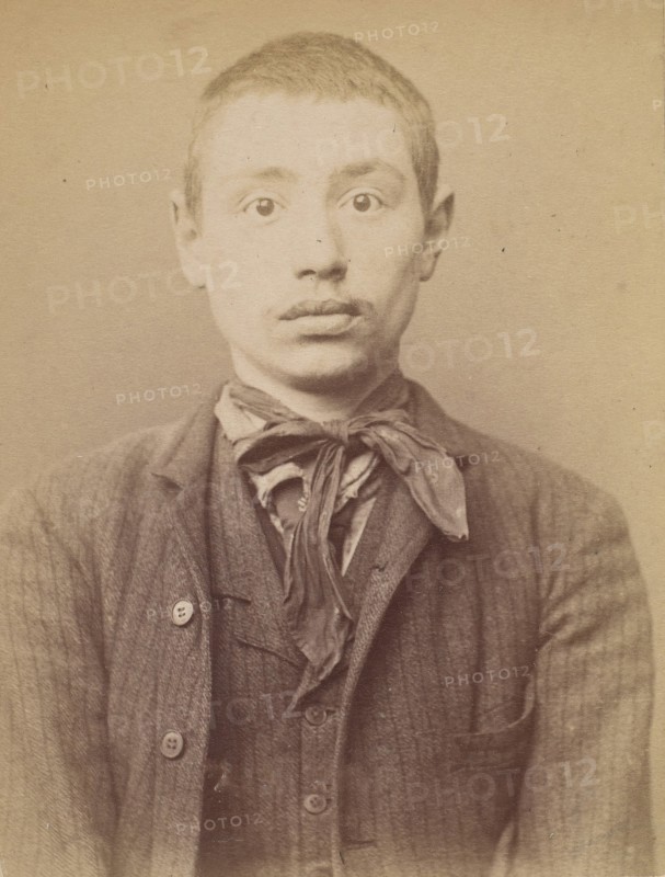 Herouard. Henri. 17 ans, né à Paris XVIIe. Serrurier. Anarchiste. 6/3/94., 1894.