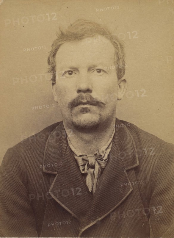 Damalix. émile, Auguste. 37 ans, né à St-Claude (Doubs). Charpentier. Anarchiste. 19/3/94. , 1894.