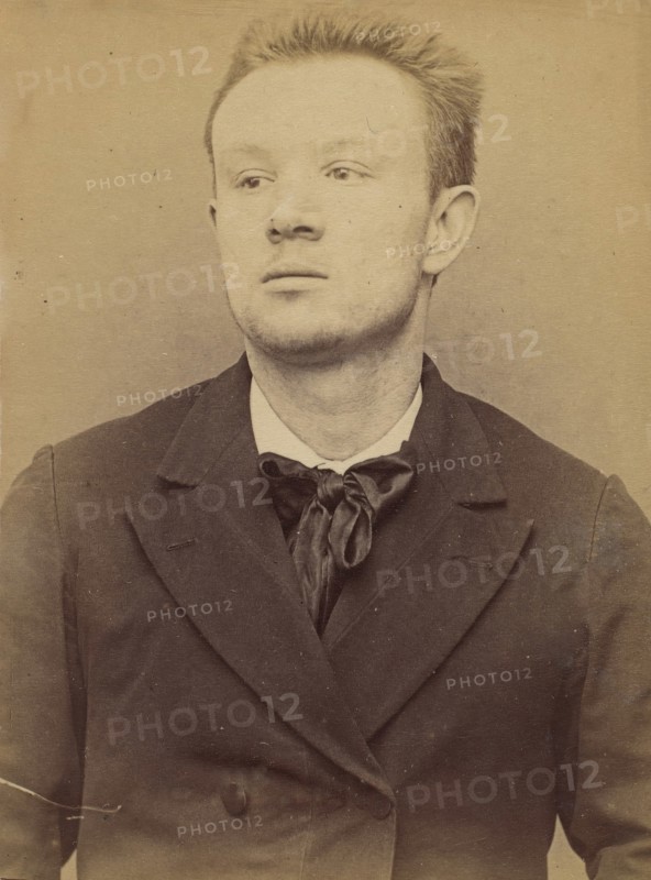 Chaumelin. Odilon. 22 ans, né à Paris VIe. Publiciste. Anarchiste. 24/3/94. , 1894.