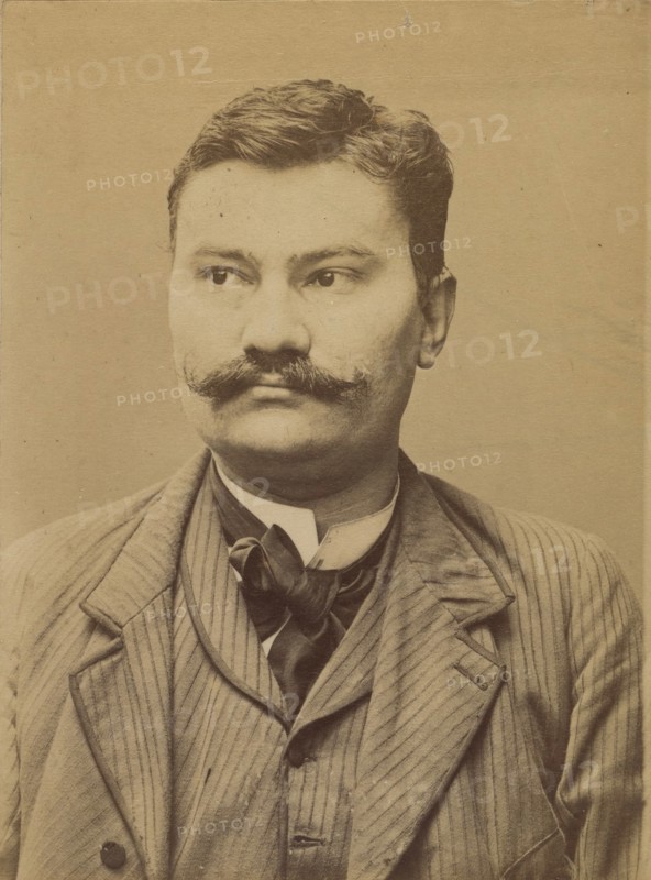 Bossard. Célestin. 33 ans, né le 5/3/61 à Gonbretière (Vendée). Cordonnier. Anarchiste. 2/7/94, 1894.
