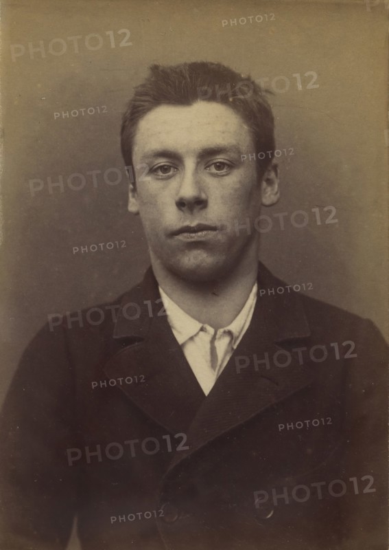 Bouchez. Louis. 19 ans, né le 29/8/75 à Paris XXe. Sculpteur. Anarchiste. 6/1/94., 1894.