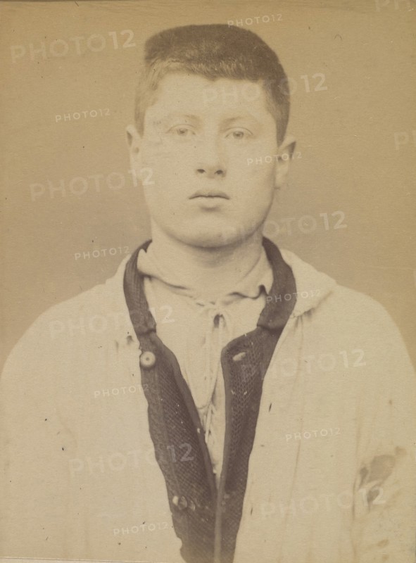 Cornuault. Joseph. 17 ans, né à Angers (Maine & Loire). Peintre eu bâtiment. Anarchiste. 7/1/94. , 1894.