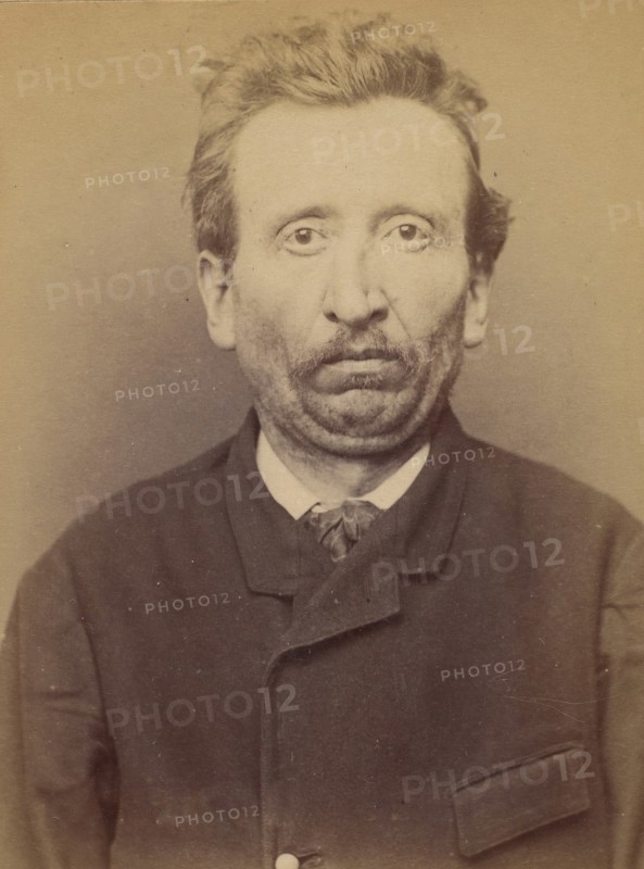 Jacot. Charles, émile. 36 ans, né à Allenjoie (Doubs). Colporteur Anarchiste. 8/3/94., 1894.