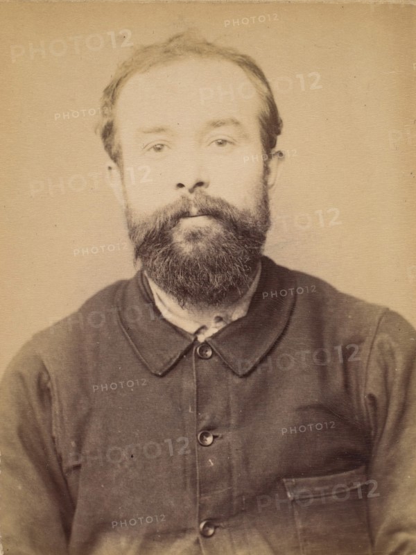 Leballeur. Jules, Léon. 29 (ou 30) ans, né à Rouissé Jassée (Sarthe). Cordonnier. Anarchiste. 1/3/94. , 1894.