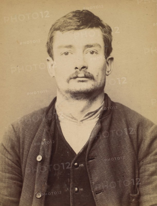 Havard. Octave, Onésime. 25 ans, né à Hedouville (Calvados). Polisseur. Anarchiste. 1/3/94., 1894.