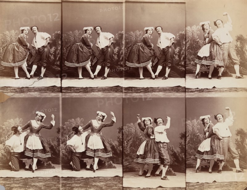 Eugénie Schlosser et Coralli, 1863.