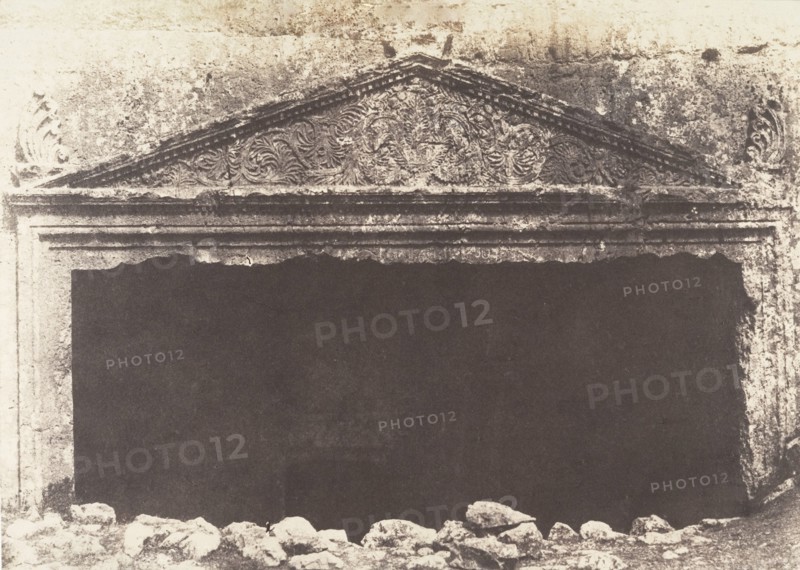 Jérusalem, Tombeau des Juges, Détails, 1854.