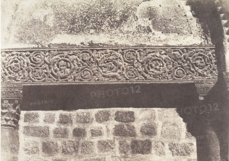 Jérusalem, Saint-Sépulcre, Bas-relief (porte murée), 1854.
